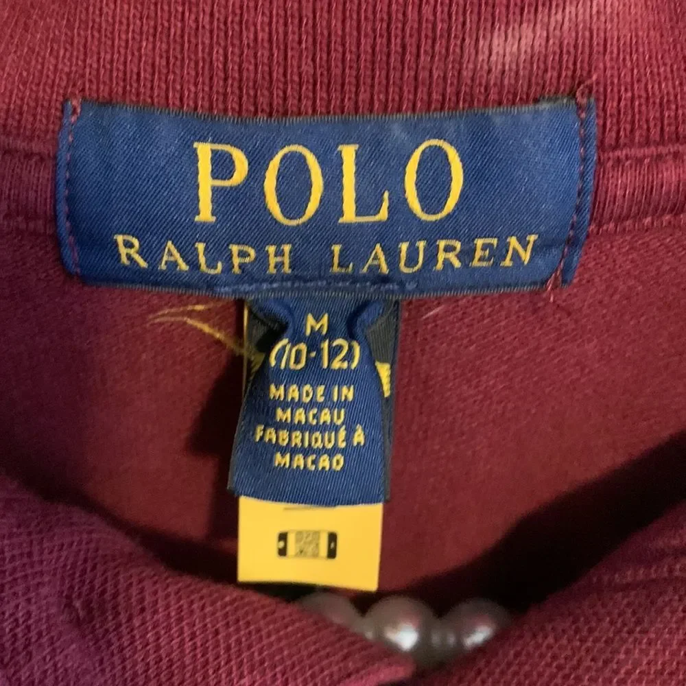 Ralph Lauren polo burgundy boys size medium